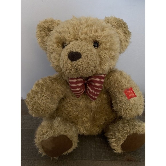 Vtg M. Klein & Co MUSICAL Teddy Bear Pluschel Happy People GmbH Breman Valentine - Picture 1 of 14
